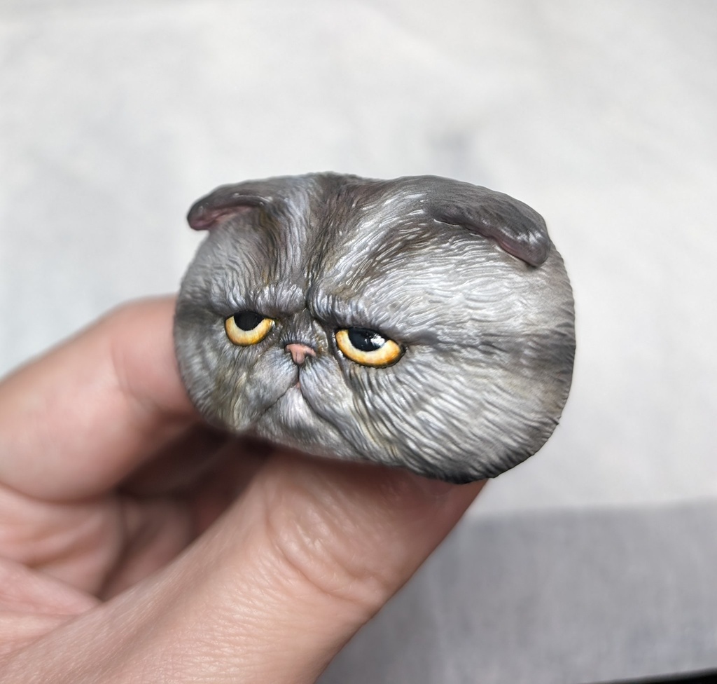 スコティッシュフォールド マグネット(未塗装)