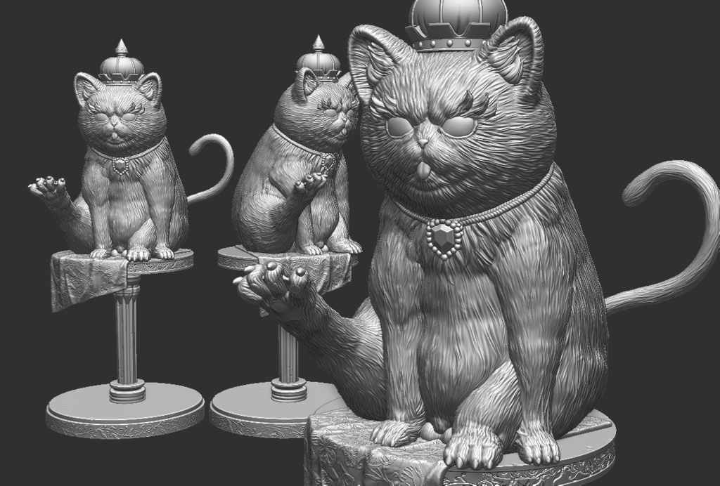 【 Overlord cat 覇王猫 】ガレージキット