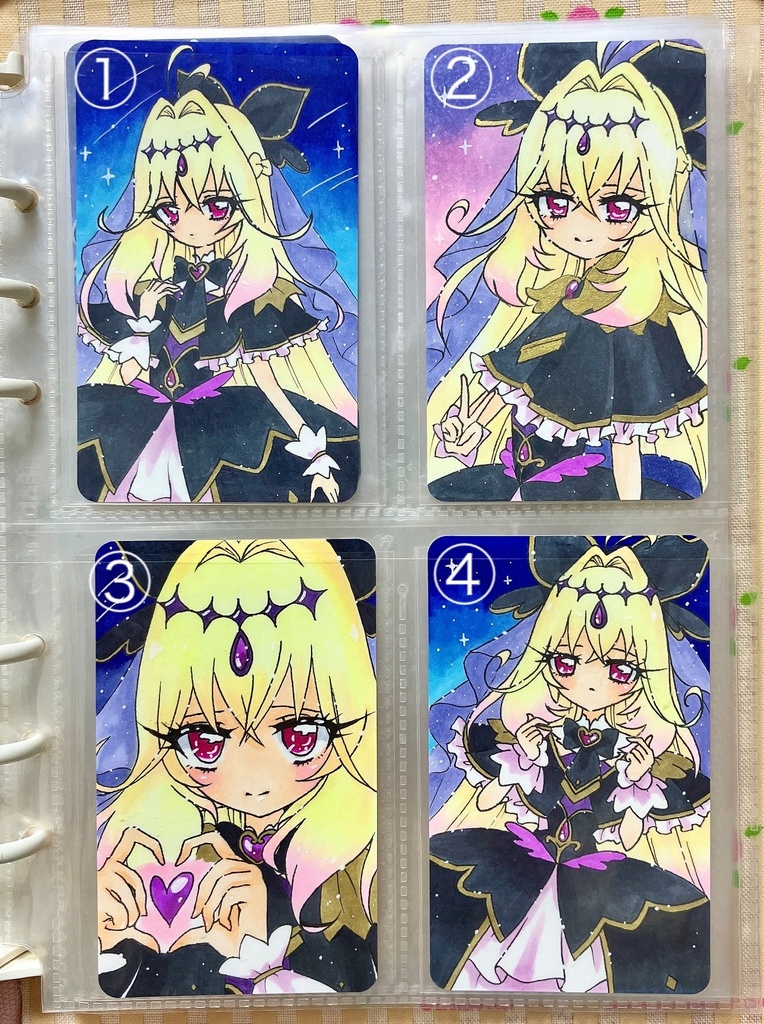 ✰ キュアアルカナシャドウ ファンアート 手描きイラスト ✰
