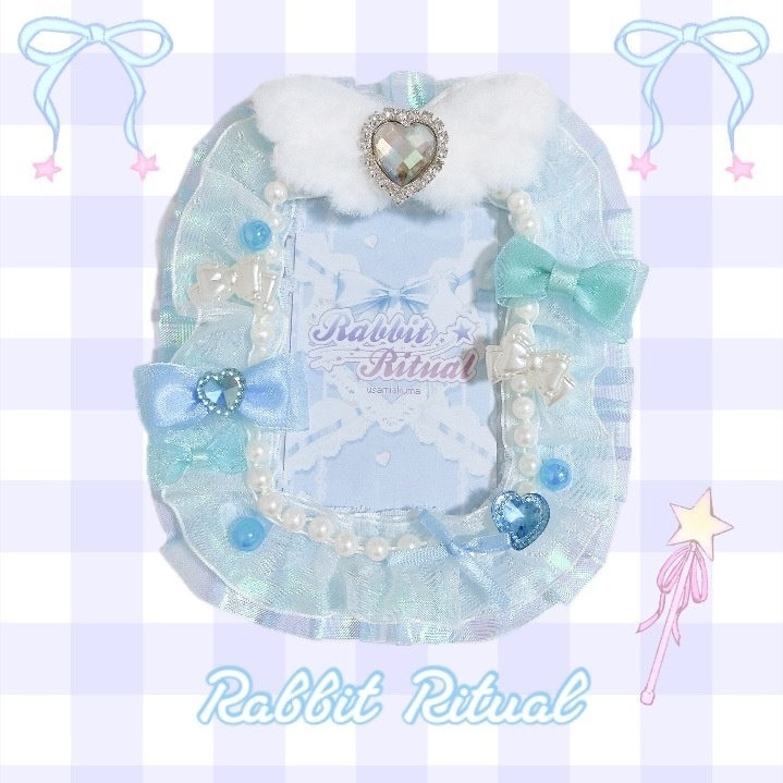 ʚɞ ブルーレースふぁんしぃてんし トレカデコケース ʚɞ