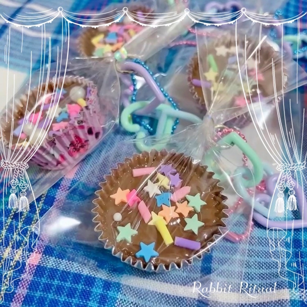 平成女児の友チョコ（食べられないやつ）キーホルダー🍫❤️‍🩹