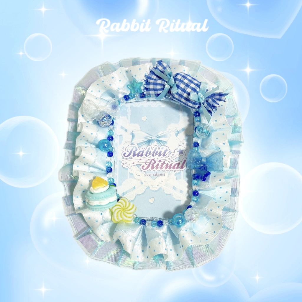 しゅわしゅわソーダキャンディ トレカデコ 硬質ケース🍬💙
