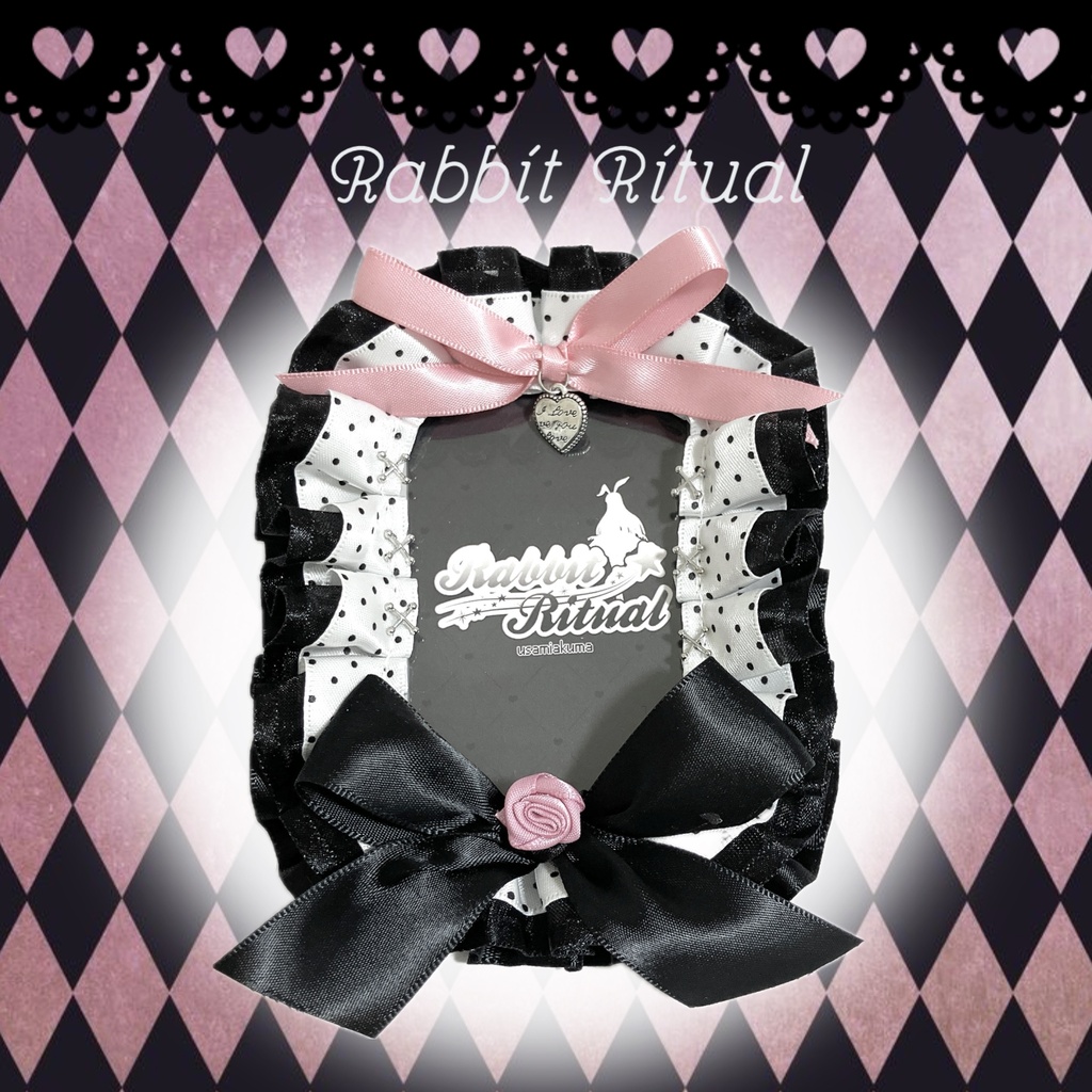 🎀 サテンリボンガーリートレカデコ 硬質ケース 🎀