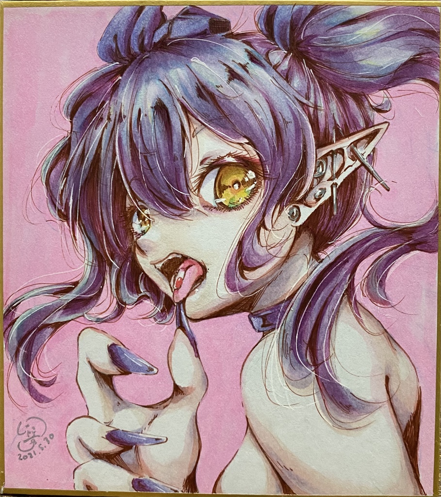 姫海棠はたて 原画色紙 加筆 じゃこ亭出張所 Booth