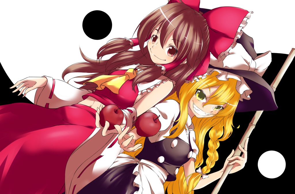 ICカードステッカー「霊夢×魔理沙」