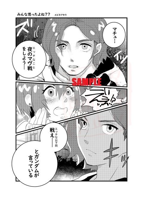 放送前に描かずにいられなかったジークアクスの薄い本。