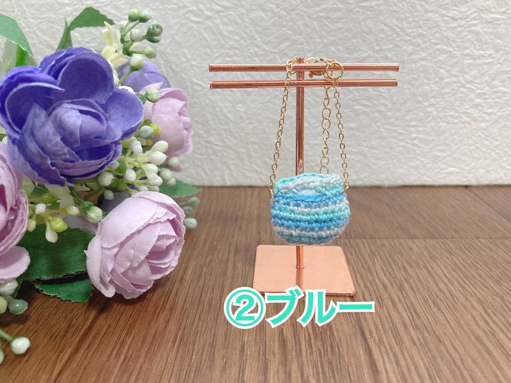 カラフルかごバッグ