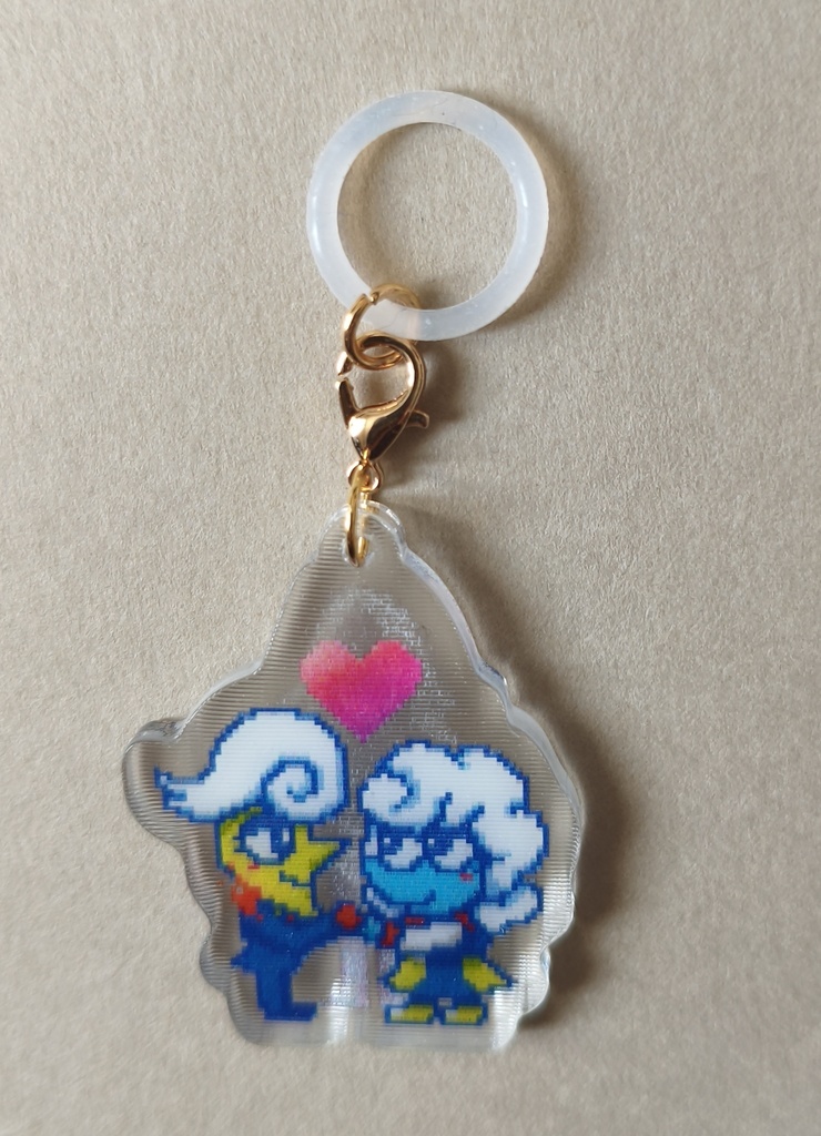 DELTARUNE お天気コンビ&ルールノー めじるしアクリルチャーム