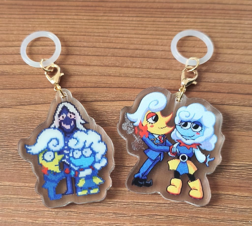 DELTARUNE お天気コンビ&ルールノー めじるしアクリルチャーム
