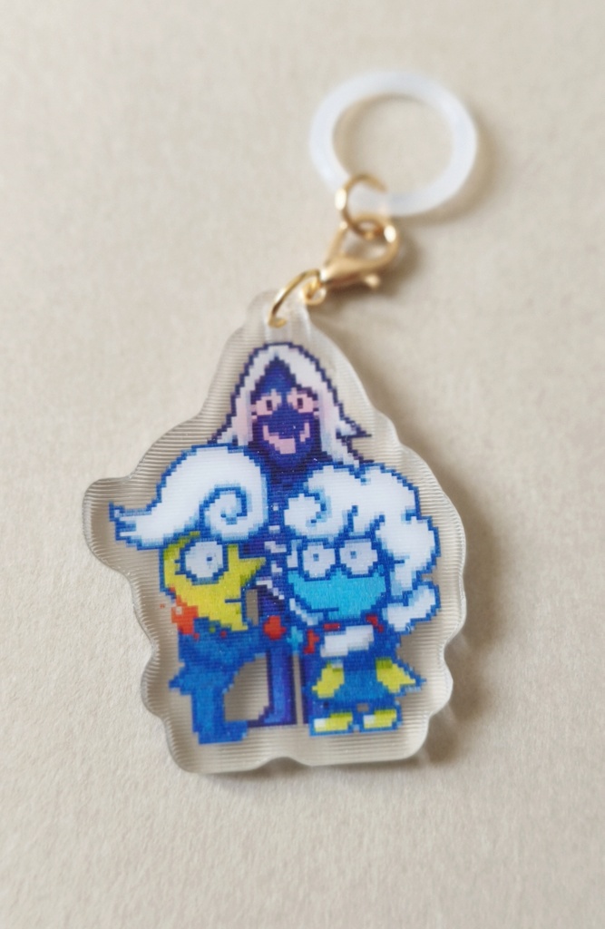 DELTARUNE お天気コンビ＆ルールノー めじるしアクリルチャーム