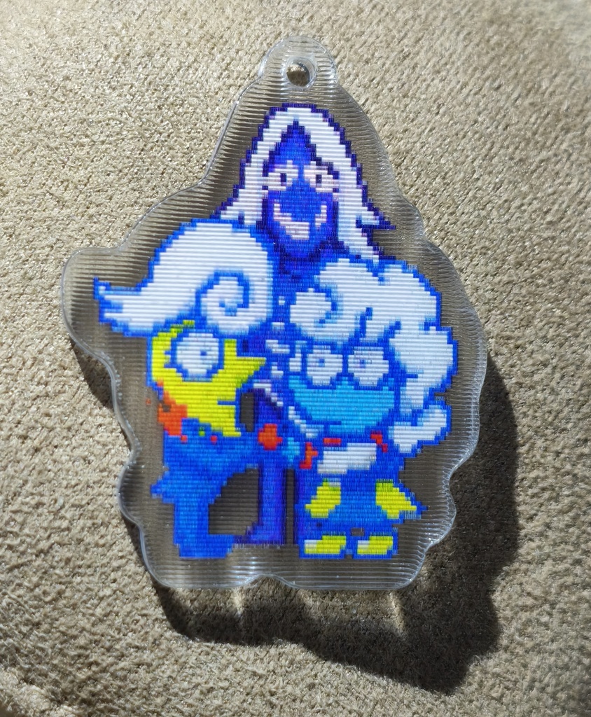 DELTARUNE お天気コンビ&ルールノー めじるしアクリルチャーム