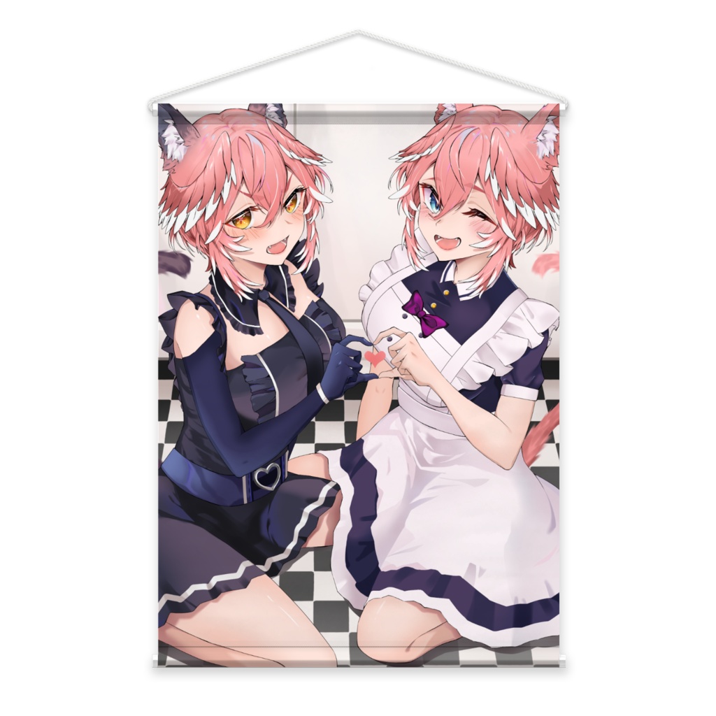 ネコ鷹嶺ルイ　タペストリー