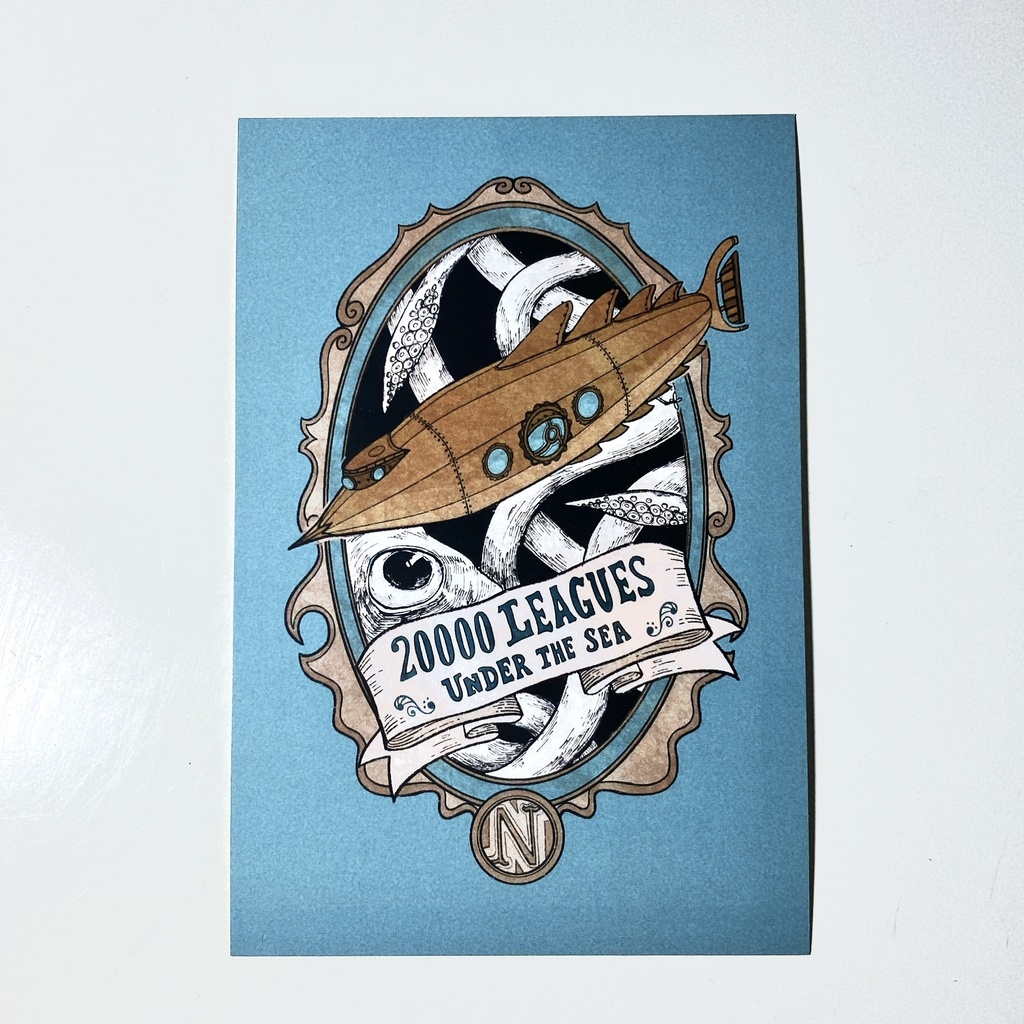 ポストカード 「ヴェルヌ三部作」