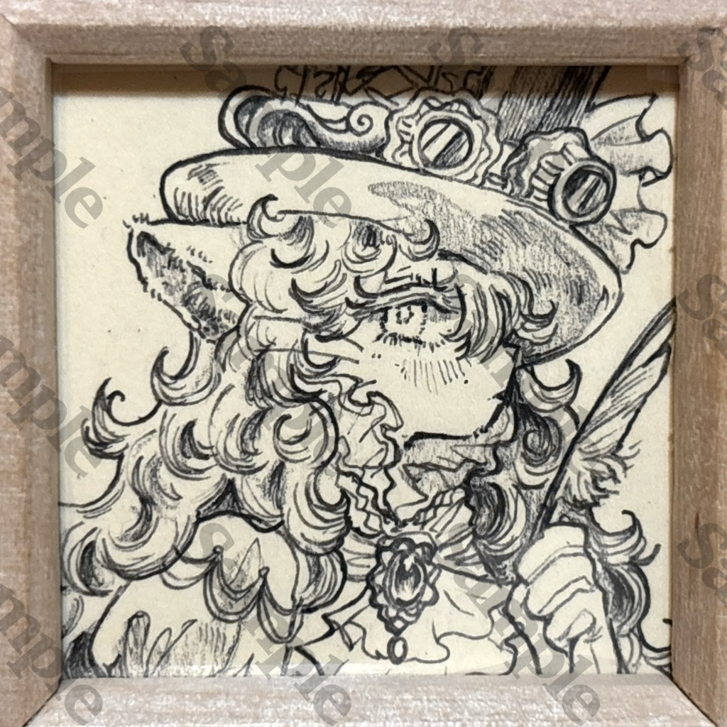 【ミニ原画】物書きさん
