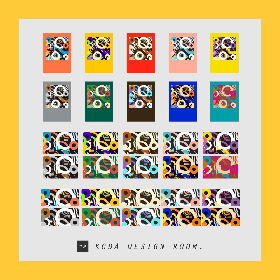 【素材】グリッド幾何学(同人誌表紙)