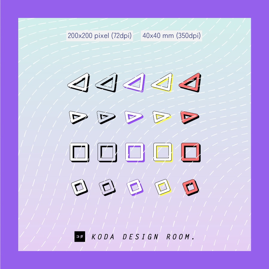 2/28までsale!【素材】ニューレトロセット(同人誌表紙/TRPGココフォリア)