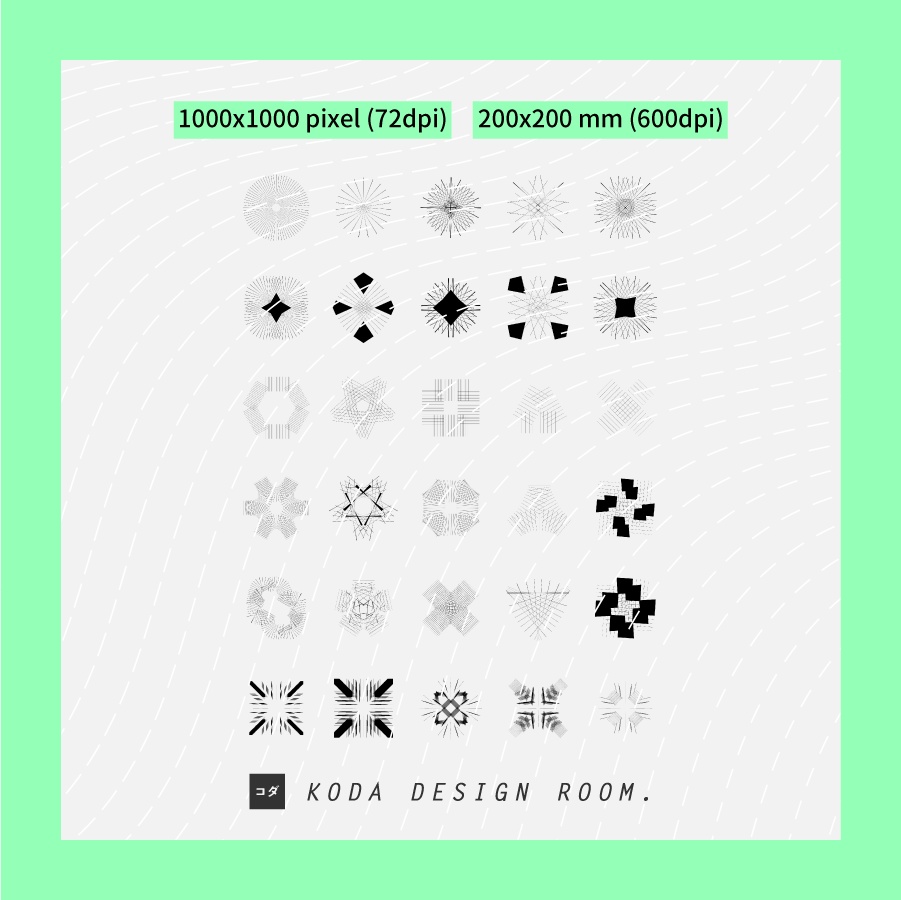 3/2までSale!【素材】曲線と格子セット(同人誌表紙/TRPGココフォリア)