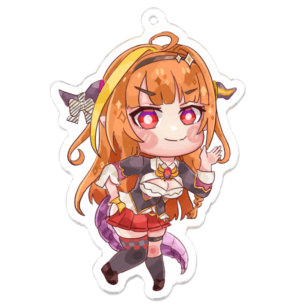 桐生ココ acrylic keychain