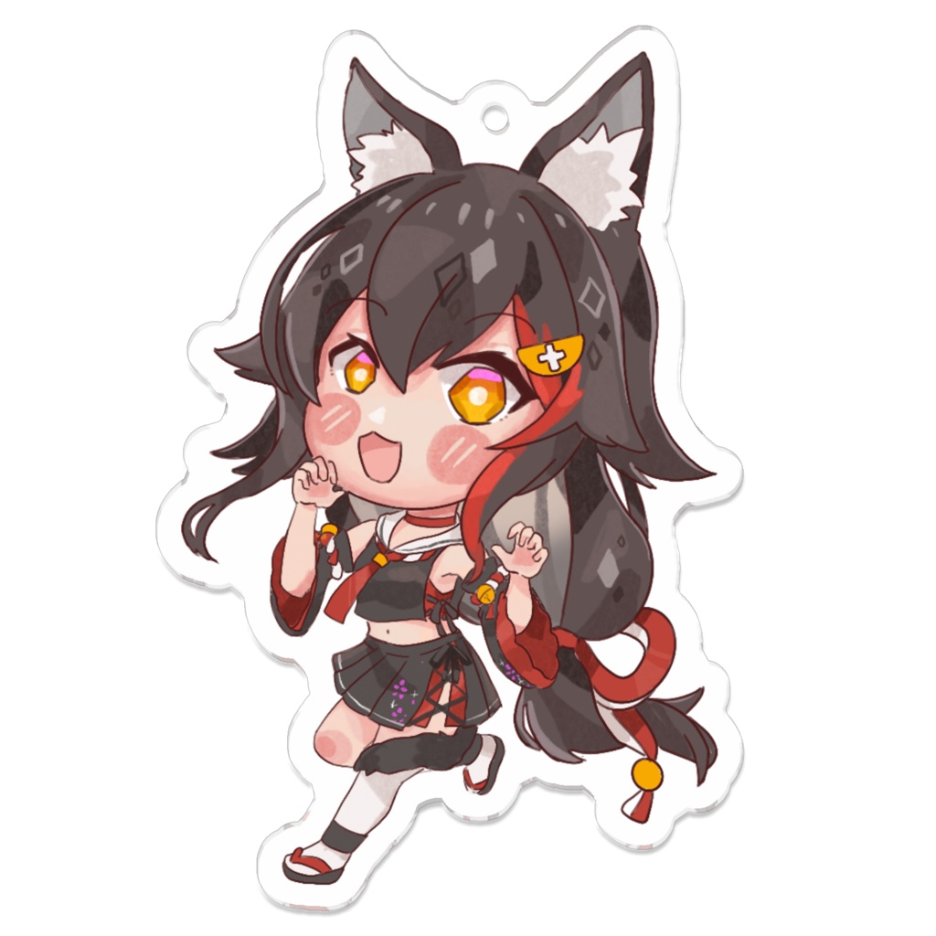 大神ミオ acrylic keychain