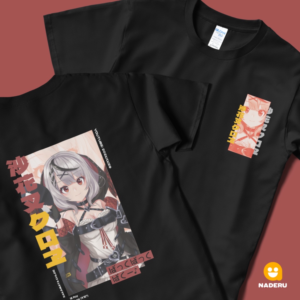 沙花叉クロヱ ティーシャツ