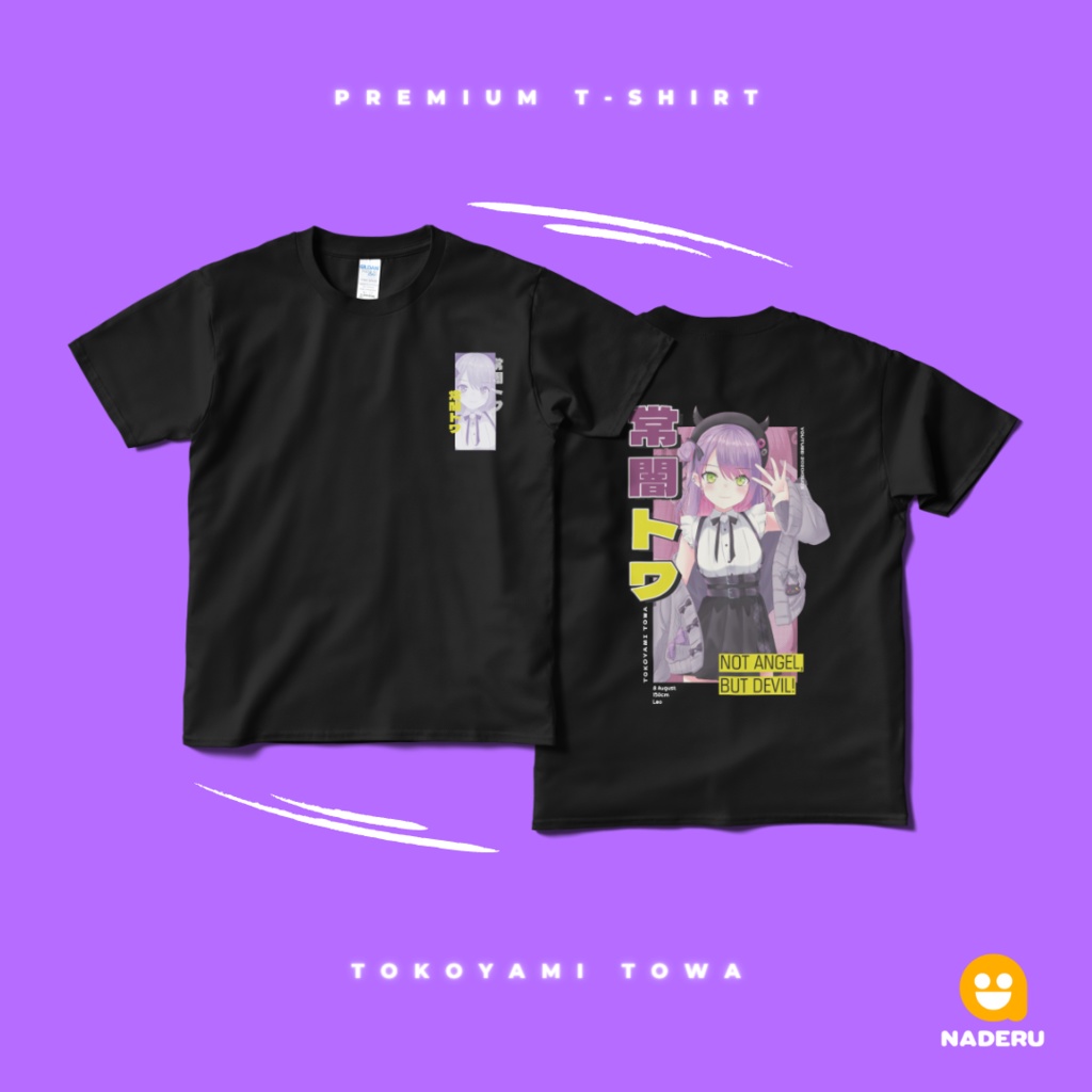 常闇トワ ティーシャツ