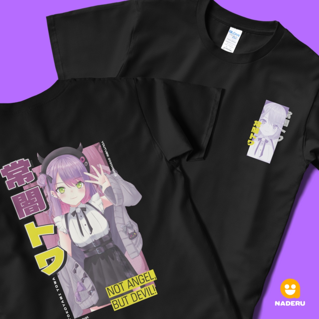 常闇トワ ティーシャツ