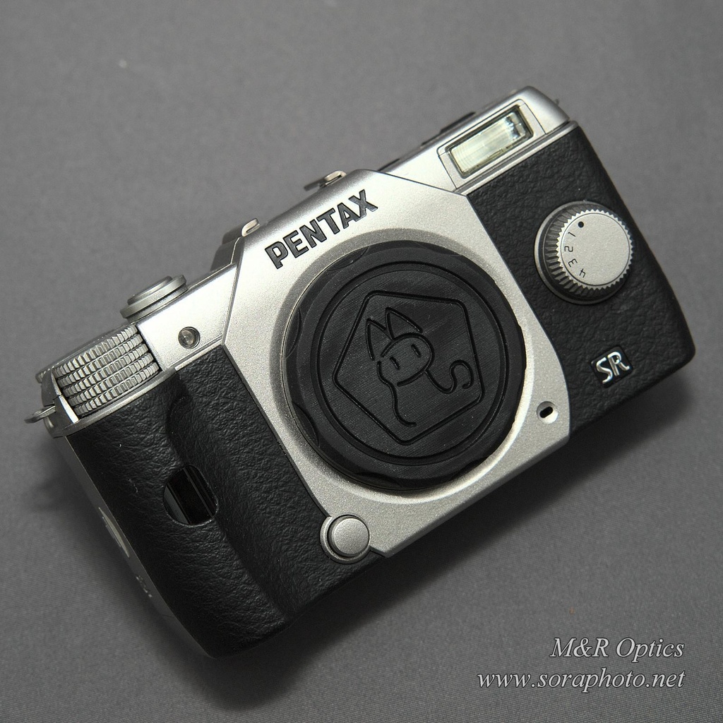 【在庫品】Qマウントカメラ用ボディキャップ (自家出力品)