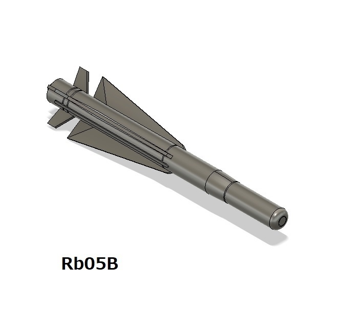 【在庫品】1/72スケール Rb05 2本(プラスチックモデル用品)