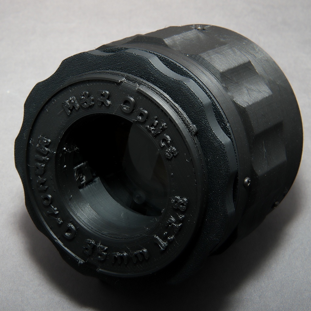 【受注生産品】Miauor-D 85mm 1:2.8 (自作レンズ完成品)