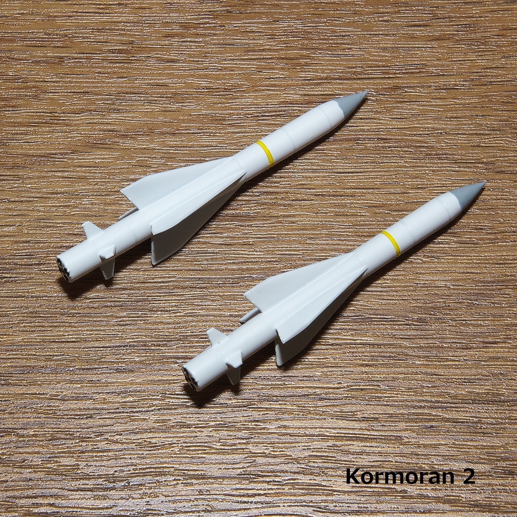 【在庫品】1/72スケール AS.34 コルモラン 2本(プラスチックモデル用品)