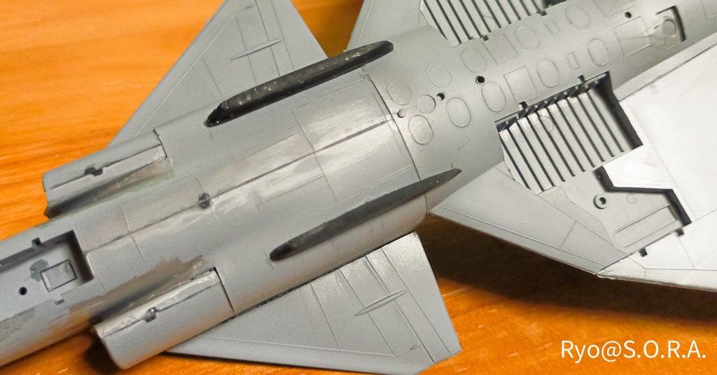 【在庫品】1/72スケール AJ37用機首下面パイロン 左右セット(プラスチックモデル用品・加工用)