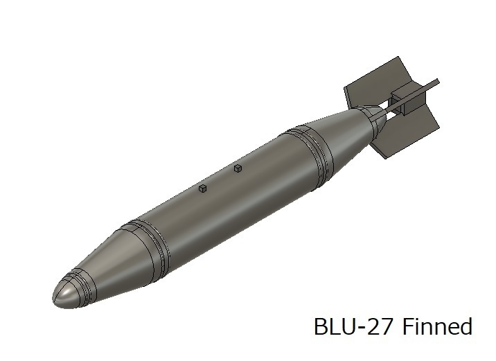 【在庫品】1/72スケール BLU-27 2本(プラスチックモデル用品)