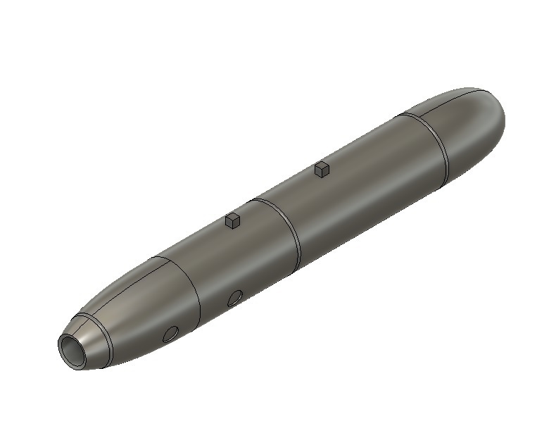 【在庫品】1/72スケール SUU-11/A ガンポッド 2本(プラスチックモデル用品)