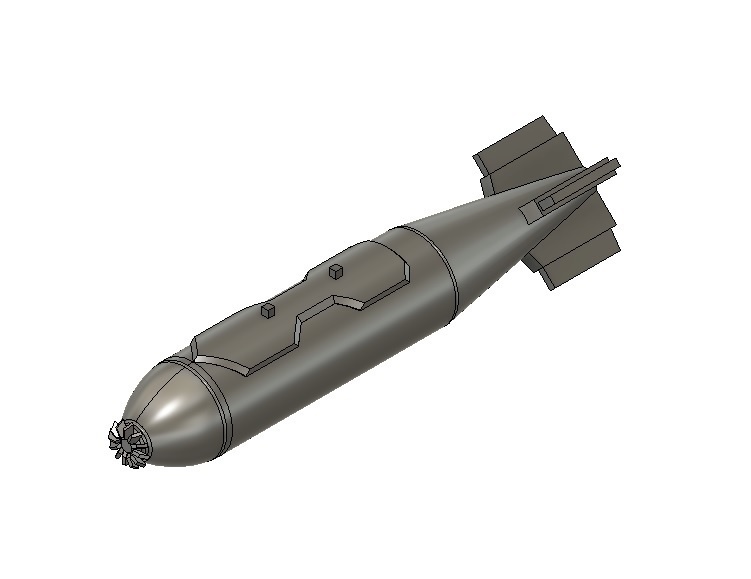 【在庫品】1/72スケール BL755 クラスター爆弾 2本(プラスチックモデル用品)