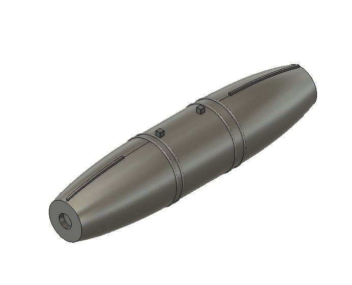 【在庫品】1/72スケール Mk.77 Mod.4 焼夷弾 2本(プラスチックモデル用品)