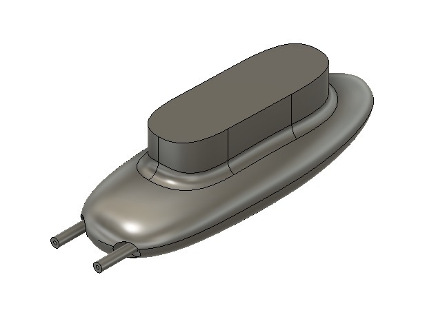 【在庫品】1/72スケール T-28S用 12.7mm 2連装ガンポッド 2本(プラスチックモデル用品)