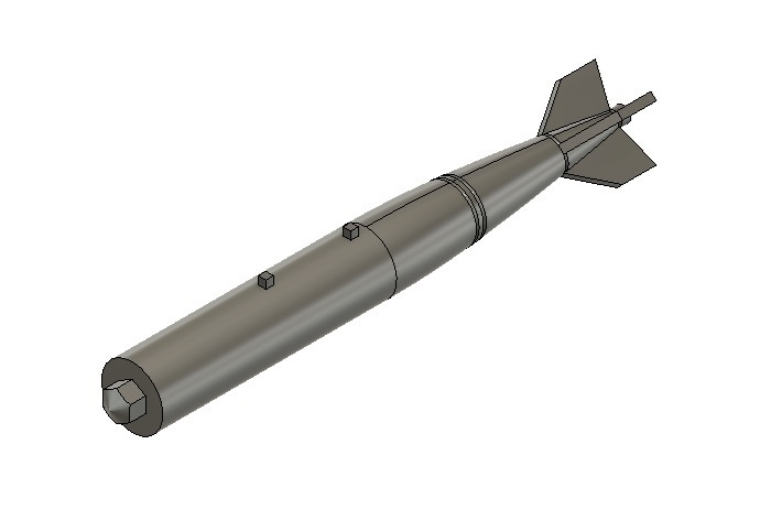 【在庫品】1/72スケール MLU-10/B 2本(プラスチックモデル用品)