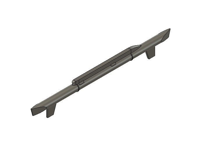 【在庫品】1/72スケール Barax ECMポッド 1本(プラスチックモデル用品)