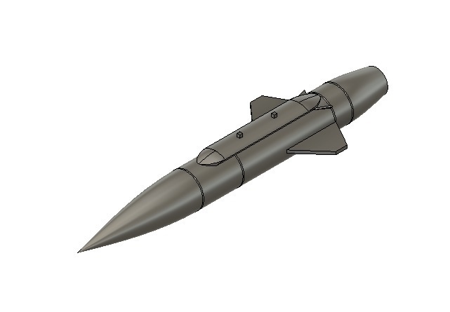 【在庫品】1/72スケール BOZ-10X CMポッド 1本(プラスチックモデル用品)