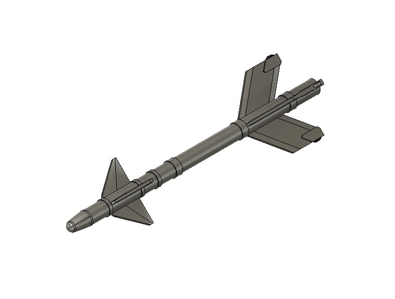 【在庫品】1/72スケール パイソン3 / PL-8 2本(プラスチックモデル用品)