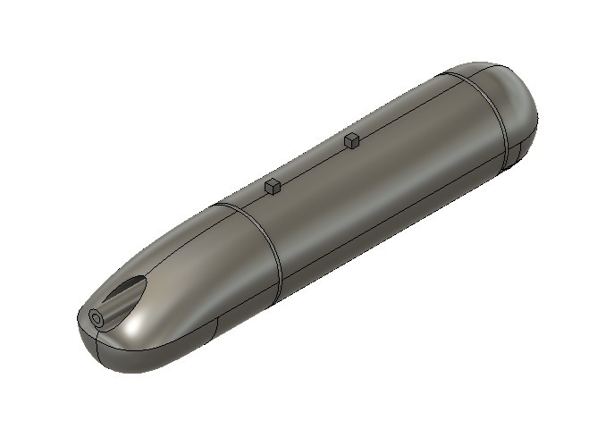 【在庫品】1/72スケール HMP-400 ガンポッド 2本(プラスチックモデル用品)