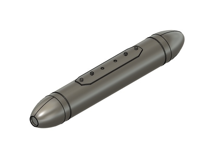 【在庫品】1/72スケール AN/ALE-41(J/ALE-41) チャフディスペンサー 2本(プラスチックモデル用品)