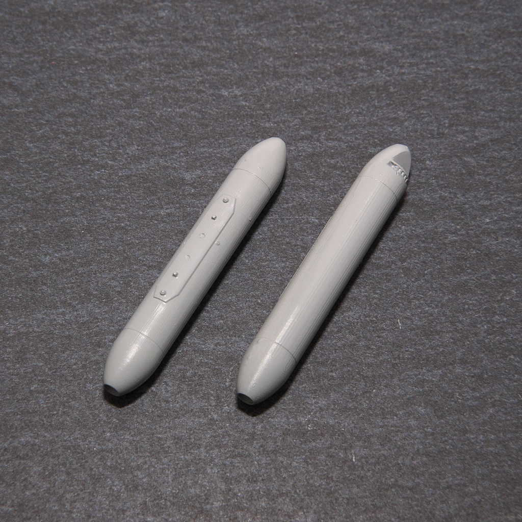 【在庫品】1/72スケール AN/ALE-41(J/ALE-41) チャフディスペンサー 2本(プラスチックモデル用品)