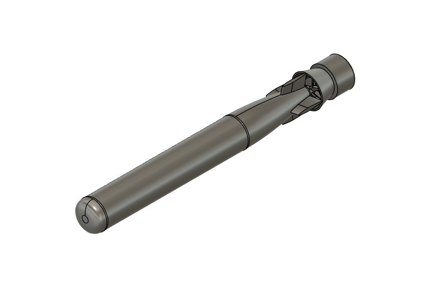 【在庫品】1/72スケール Mk.54 魚雷 2本(プラスチックモデル用品)