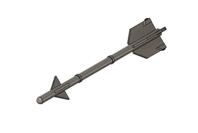 【在庫品】1/72スケール AIM-9B サイドワインダー(プラスチックモデル用品)