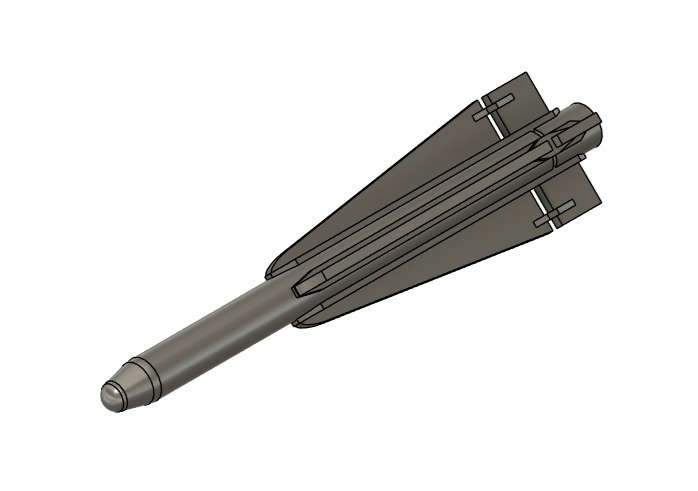 【在庫品】1/72スケール XAAM-2 2本(プラスチックモデル用品)