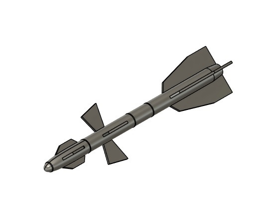 【在庫品】1/72スケール R-27T (AA-10) 2本(プラスチックモデル用品)