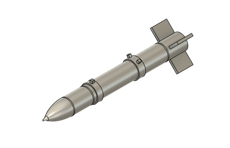 S-24 ロケット 2本(1/72スケール プラスチックモデル用品)