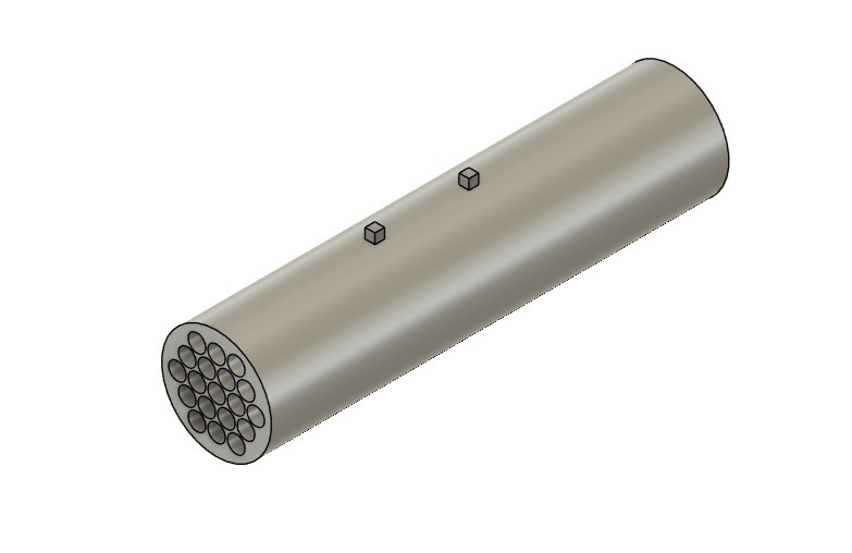 【在庫品】1/72スケール M261 ロケットポッド(空) 2本(プラスチックモデル用品)