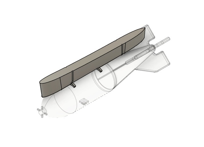 【在庫品】1/72スケール F-86F インボード用爆弾ラック 2個(プラスチックモデル用品)